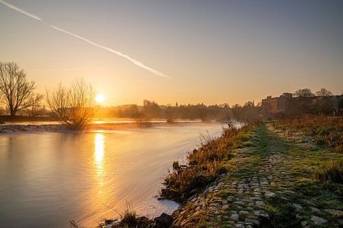 Birschelsmühle Weir, Hattingen, North Rhine-Westphalia, Germany by Alexander Ludwig