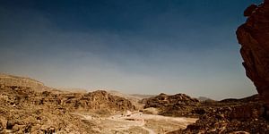 views of arid desert