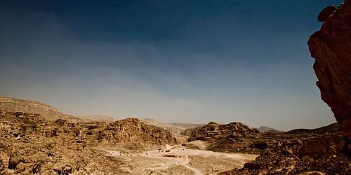 views of arid desert