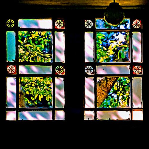 Ein Fenster zum Garten