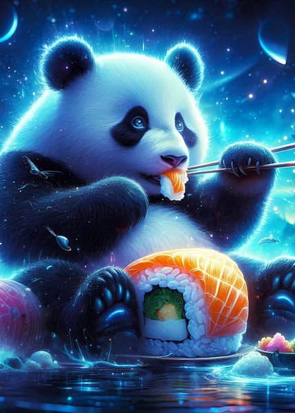 Panda-Sushi von San Creative
