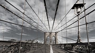 New York Brooklyn Bridge van Kurt Krause