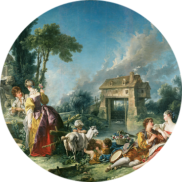 François Boucher - The Fountain of Love