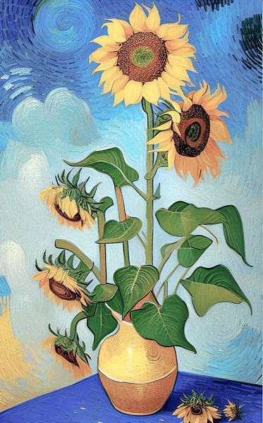 Die Sonnenblumen von Niek Traas