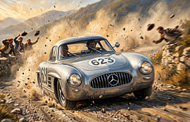 1952 Mille Miglia – Mercedes-Benz 300SL by DeVerviersBelgium
