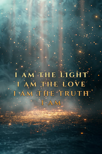 Golden Affirmation – Heavenly Light & Particles