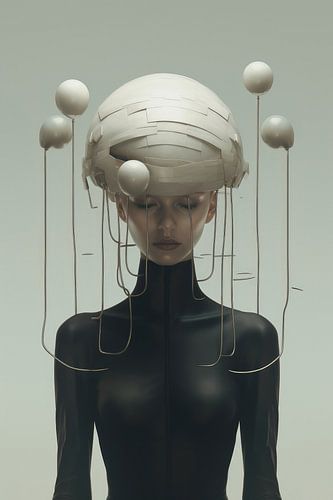 Digital created very beautiful woman in high fashion style