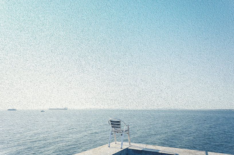 Peace of Mind by the Sea by Han Dou