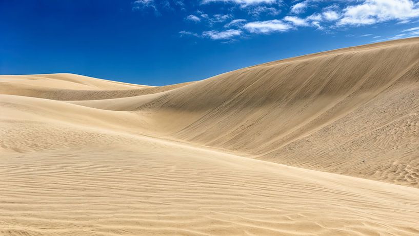 Majestätische Sanddünen in der Wüste von Klaus Tesching - Art-AI
