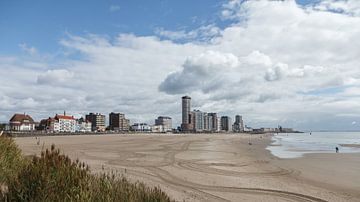 Zicht op de plaats Vlissingen in Zeeland.