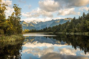 Lake Matheson, Fox Glacier, Nieuw Zeeland