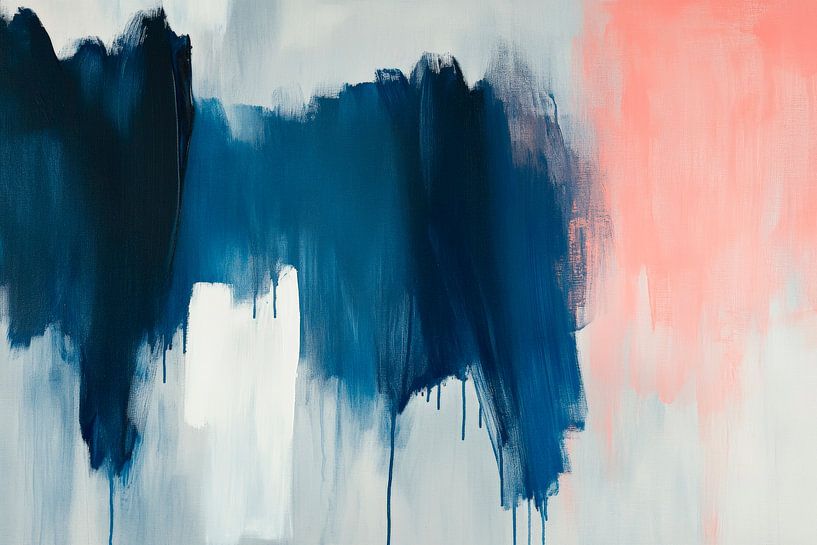 Colour play of emotions - abstract by Poster Art Shop