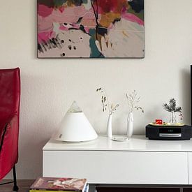 Customer photo: La Lunetricotee - Abstract landscape by Ana Rut Bre, on ArtFrame