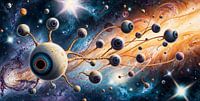 Kosmische Observatie: Het Oog van het Universum van Retrotimes thumbnail
