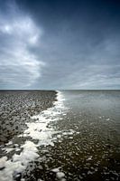 Opkomend tij in de Waddenzee