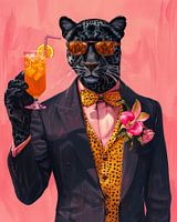 Der modische Panther