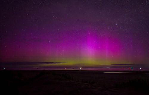 Aurora op Vlieland, 6 mei 2024.