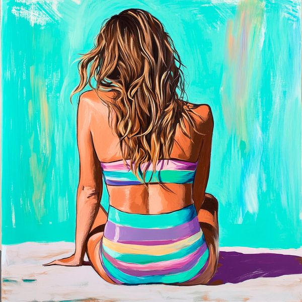 Summer beach moments by Poster Art Shop