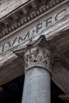 Detail des Kolosseums in Rom