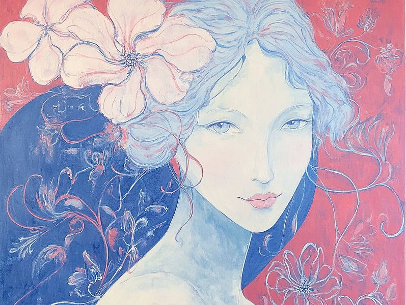 Vrouw Bloem van Zen en Meer