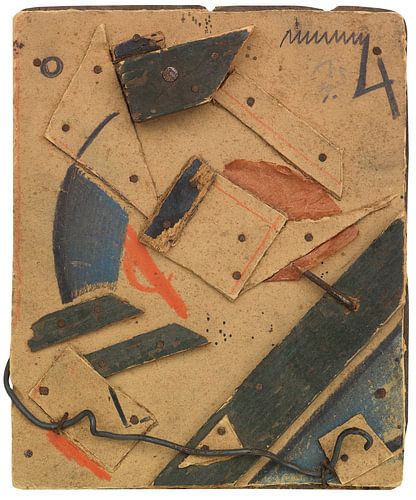 KURT SCHWITTERS, Merz tekening, 1919