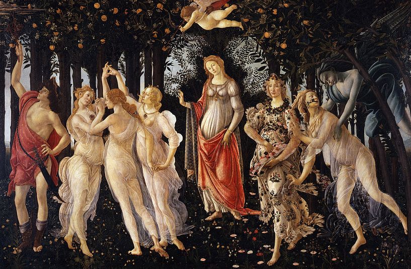 Sandro Botticelli - La Primavera van 1000 Schilderijen