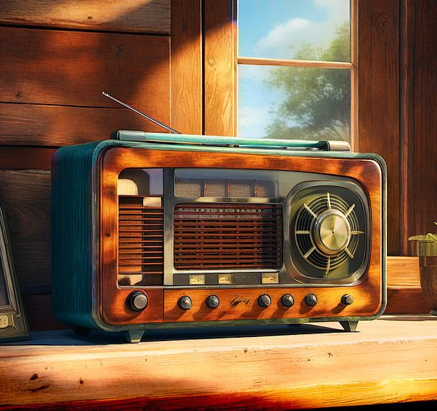 Past Summer Radio by LucFineArt