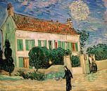 Weißes Haus bei Nacht, Vincent van Gogh von The Masters Miniaturansicht
