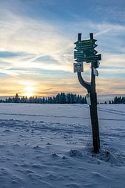 First winter hike on the Rennsteig by Oliver Hlavaty