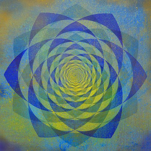 Graphic mandala. Inner light by Rietje Bulthuis