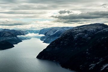 Lysefjorden - Noorwegen van Walljar