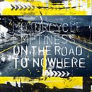 Motorcycle emptiness on the road to nowhere von Feike Kloostra Miniaturansicht