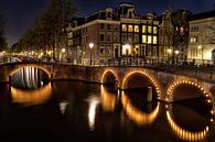 Amsterdam bei Nacht von Dirk Rüter Miniaturansicht