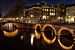 Amsterdam bei Nacht von Dirk Rüter