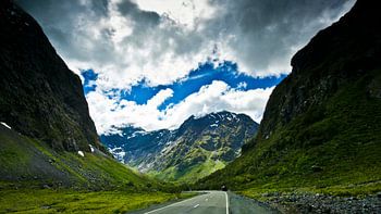 Road in the Fiordland - New Zealand
