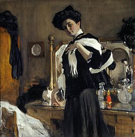 Portrait of Henriette Girshman, Valentin Serov