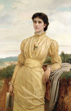 The Lady In The Yellow Dress, Charles Edward Perugini