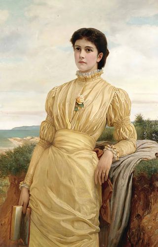 The Lady In The Yellow Dress, Charles Edward Perugini