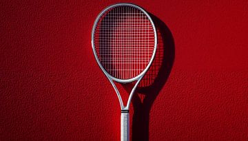 Tennisracket op de baan van TheXclusive Art