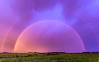 Dubbele regenboog van Ellen van den Doel thumbnail