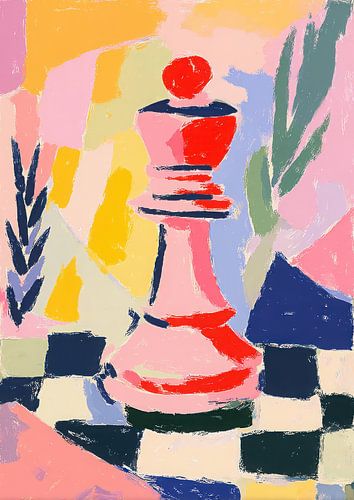 Abstracte schaakkoningin