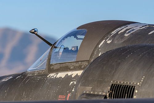 Nahaufnahme des Cockpits der Lockheed U-2S.