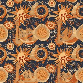 Tribal Suns by Vythryd Arts