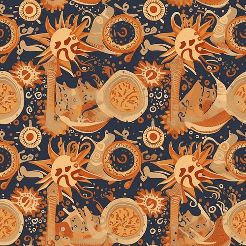 Tribale zonnen van Vythryd Arts