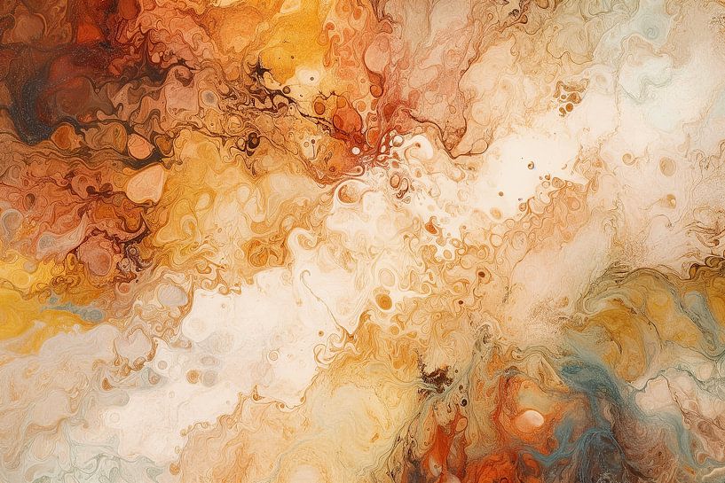 Säugetiere Gartenarbeit | Modernes Kunstwerk von Blickfänger Gemälde