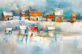 Les maisons en hiver
