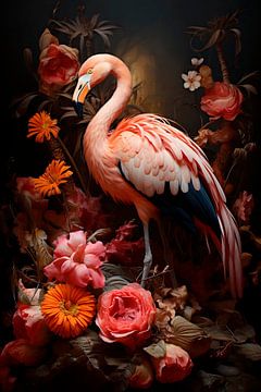 stilleven van een flamingo van vanMuis