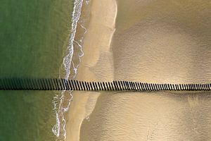 Minimalismus am Strand (Drohne)