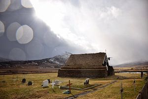 Eglise de tourbe dans le nord de l'Islande sur Elisa in Iceland