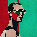 Sunglasses make the woman by Jan Keteleer (JanKé): A Journey Beyond the Canvas thumbnail